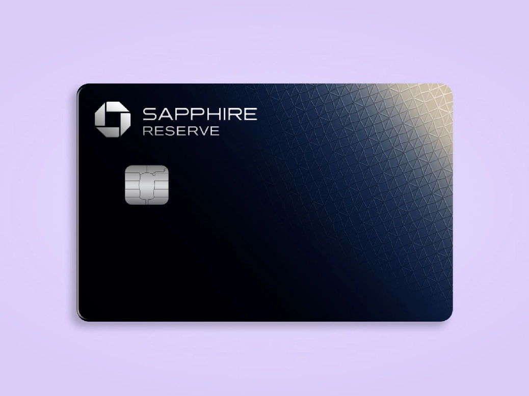 Chase Sapphire Reserve credit card with travel and lifestyle perks displayed