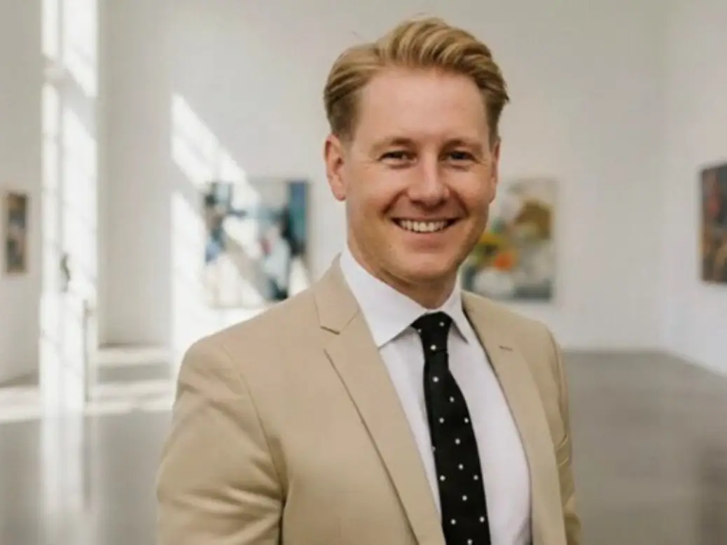 Tony Parle at his desk working on a legal case