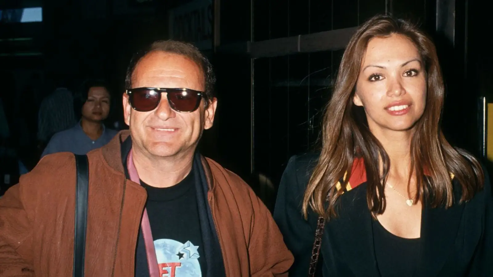 Tiffany Pesci with Joe Pesci at a charity event